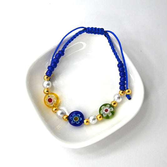 Blue Glass Bracelet