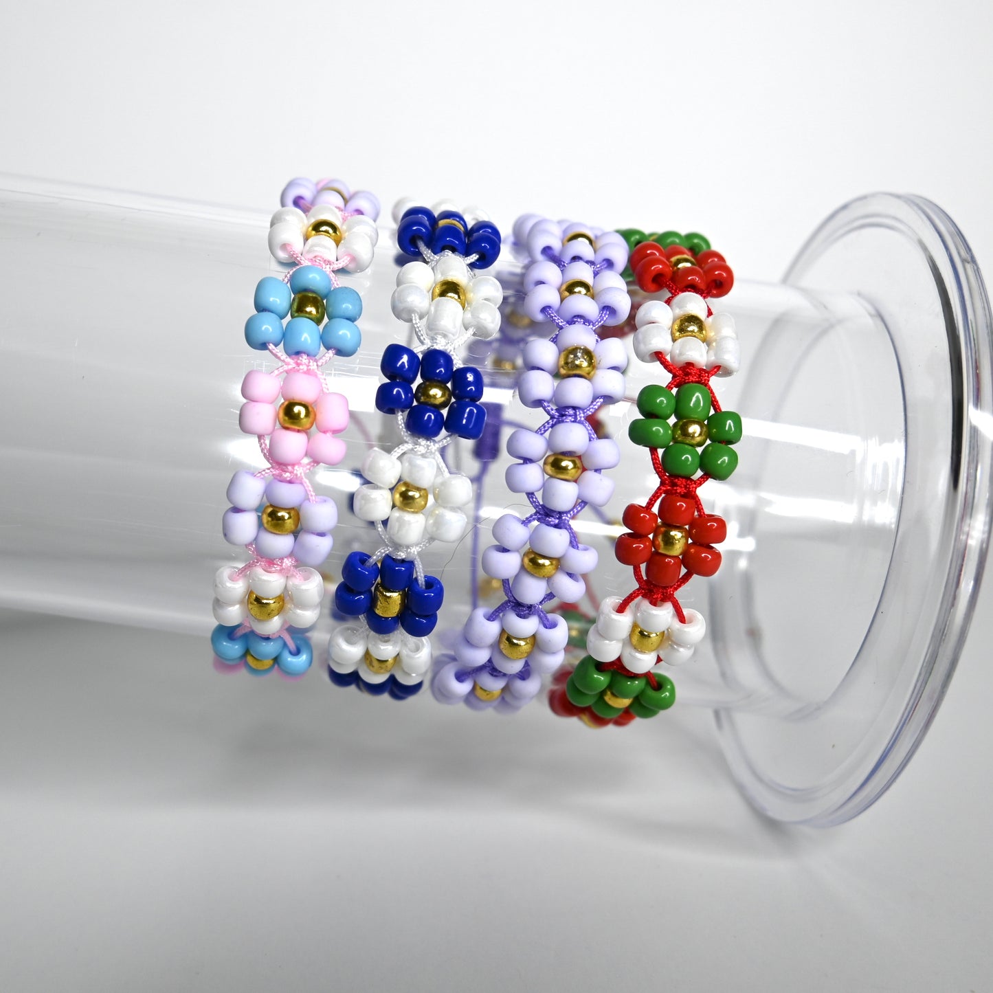 Beaded Flower Bracelet