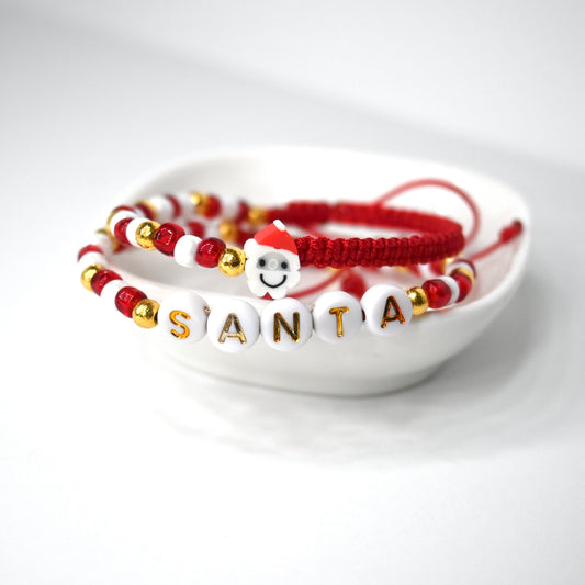 Christmas Santa Bracelet Set