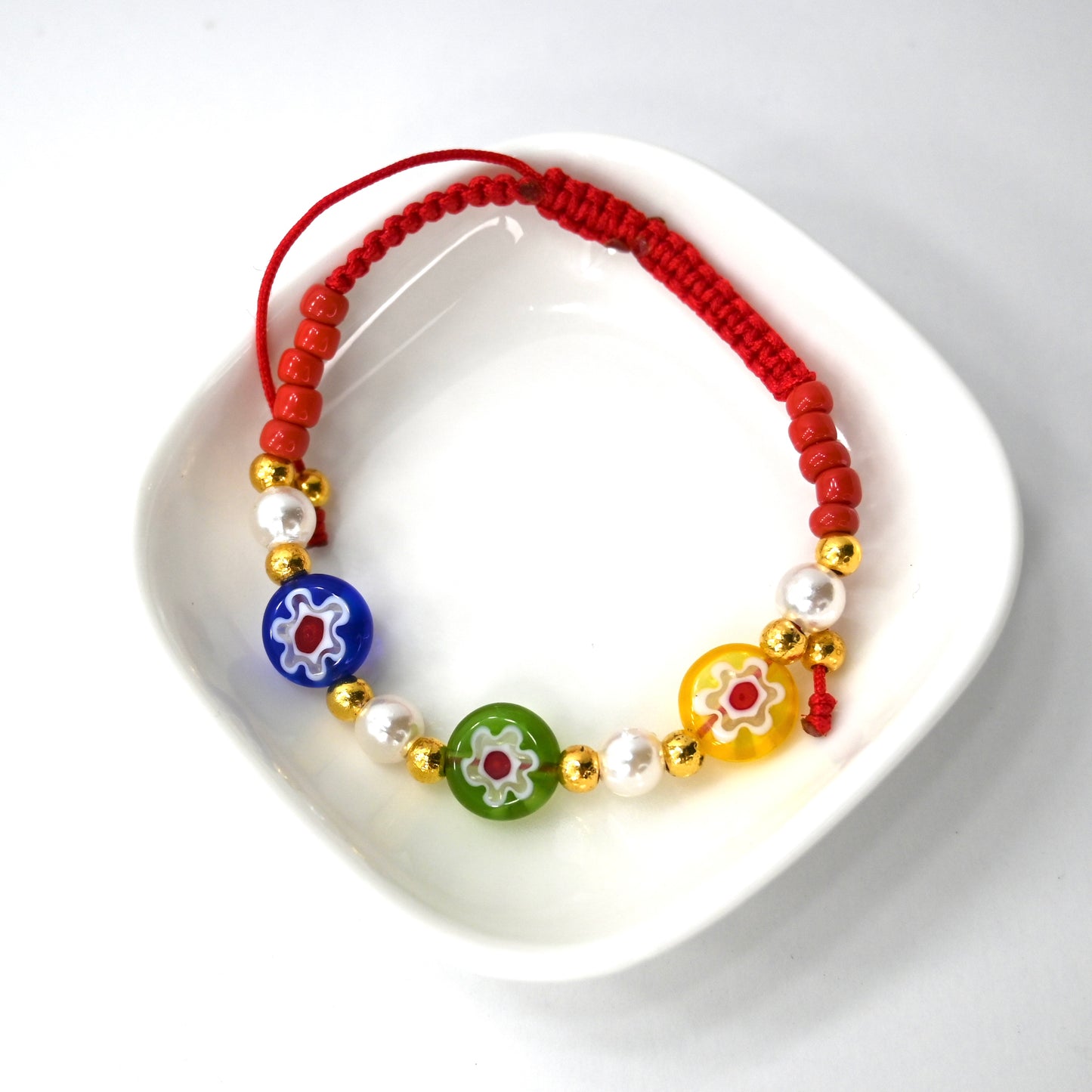 Red Glass Bracelet