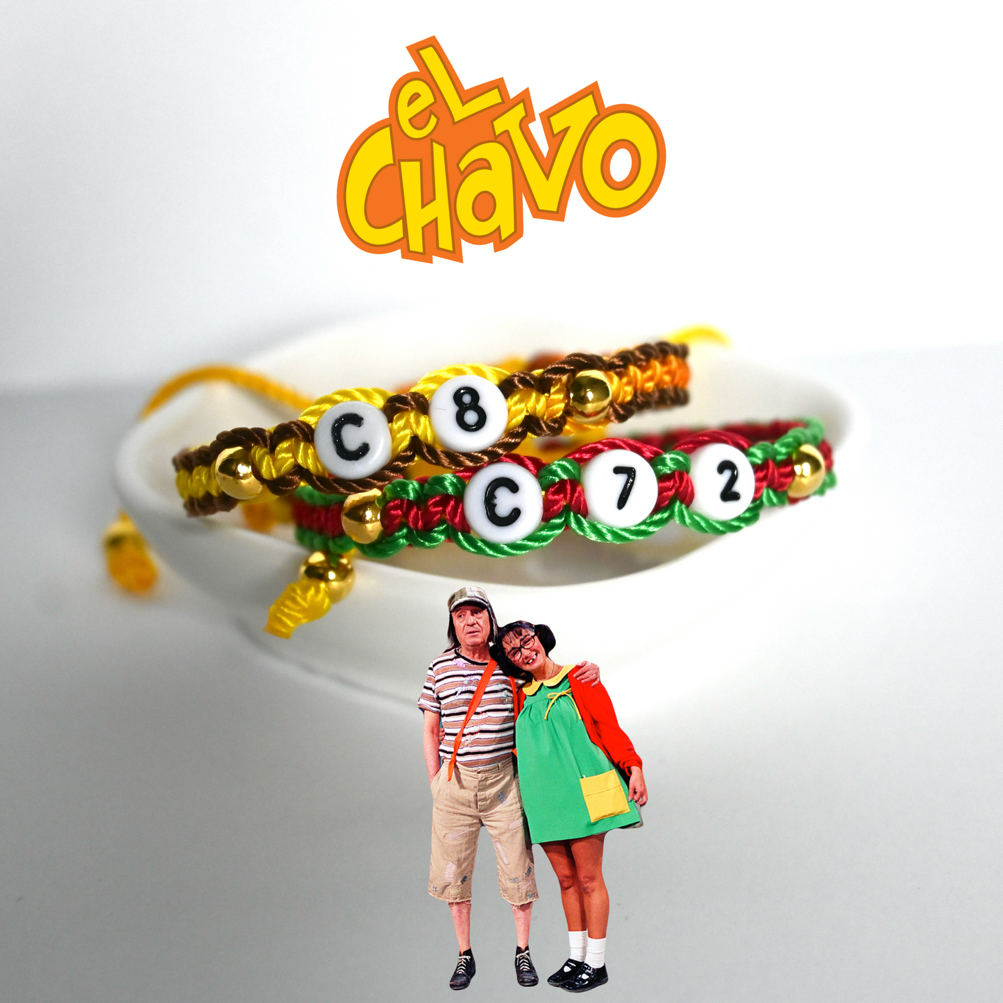 El Chavo & La chilindrina Matching Bracelet