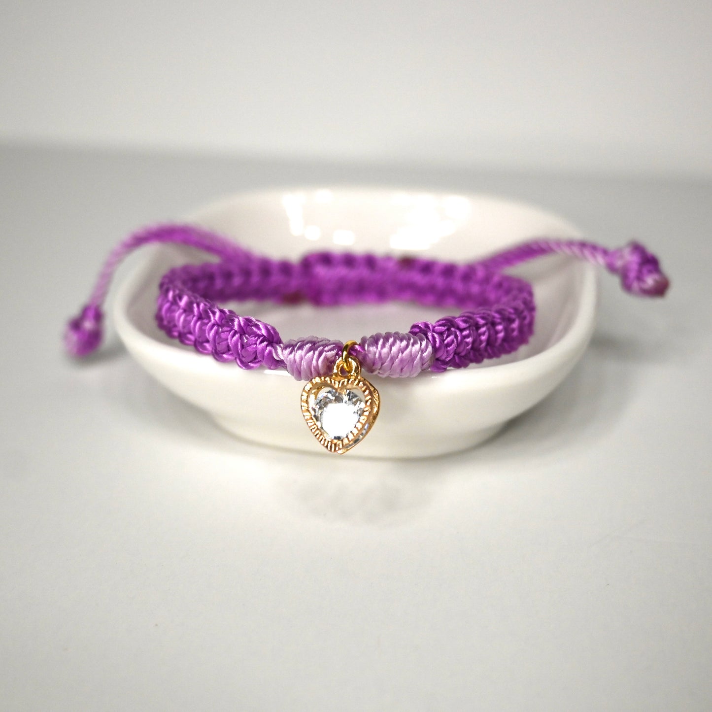 Purple Heart Bracelet