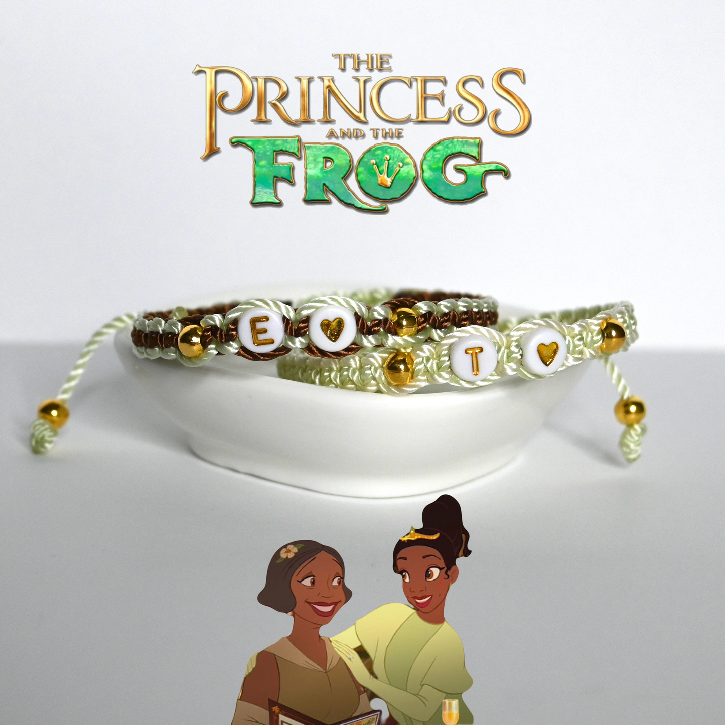 Princess Tiana & Eudora Matching Bracelet