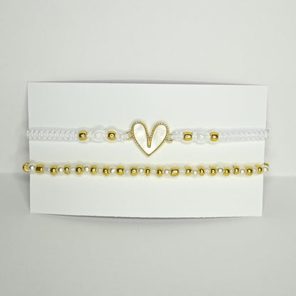 Heart Bracelet Set