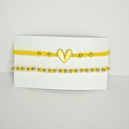 Heart Bracelet Set