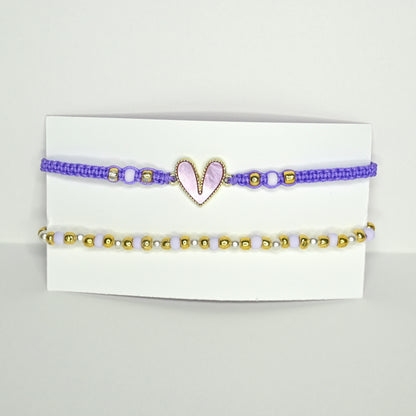 Heart Bracelet Set