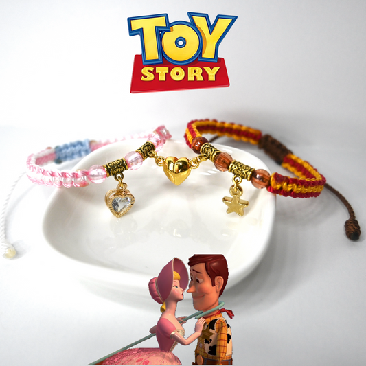 Bo Peep & Woody Matching Bracelet