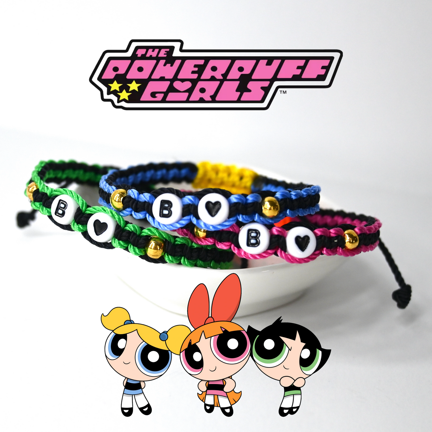 The Powerpuff Girls Matching Bracelet