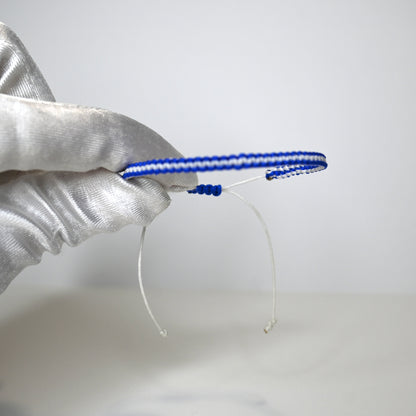 Blue and White Bracelet